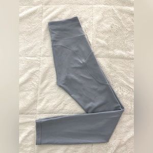 Women’s High-rise Lululemon Light-blue Leggings with Pockets & Waistband
